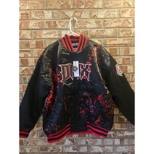 Headgear Classics DMX Flesh Of My Flesh Blood Of My Blood Satin Jacket Mens XL
